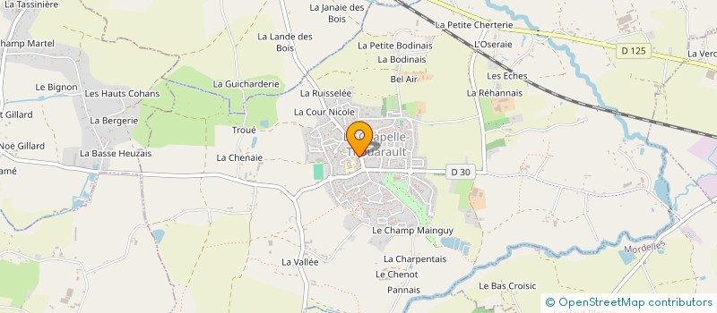 localisation de l'entreprise MYLANDA à LA CHAPELLE-THOUARAULT