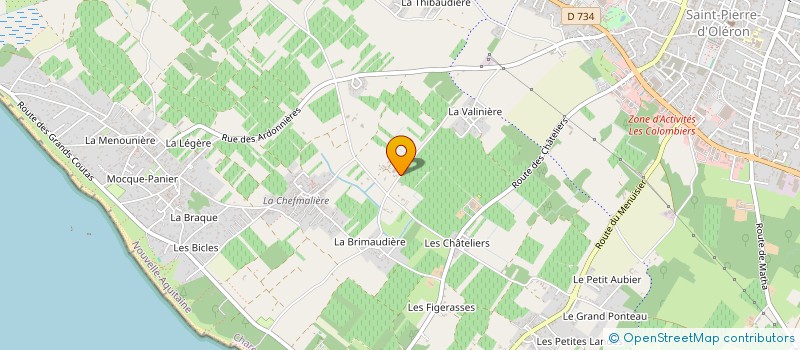 localisation de l'entreprise MYLANE  SAINT-PIERRE-D'OLERON