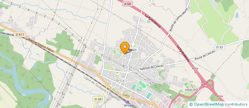 localisation de l'entreprise MYLANOYA 64 à ARTIX