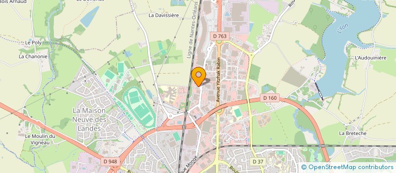 localisation de l'entreprise MYLARO à LA ROCHE-SUR-YON
