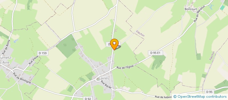 localisation de l'entreprise MYLAROSE  LAIRES