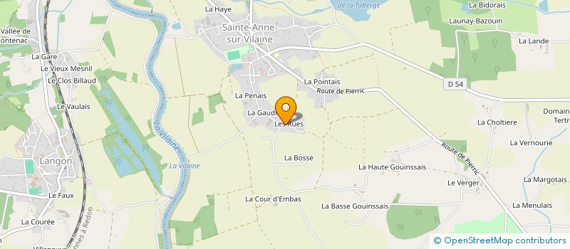 localisation de l'entreprise MYLAU  SAINTE-ANNE-SUR-VILAINE