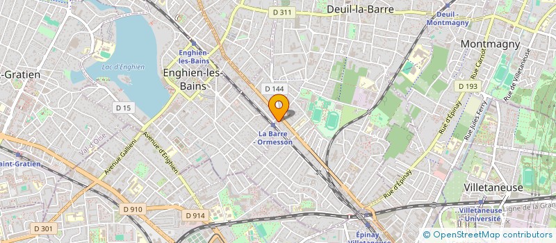 localisation de l'entreprise MYLAUTO  DEUIL-LA-BARRE