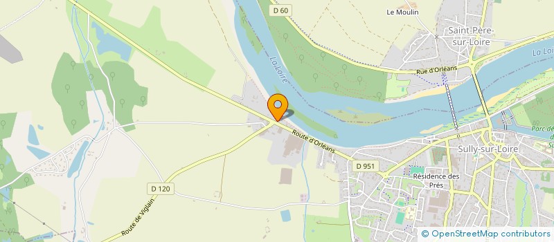 localisation de l'entreprise MYLDINE à SULLY-SUR-LOIRE