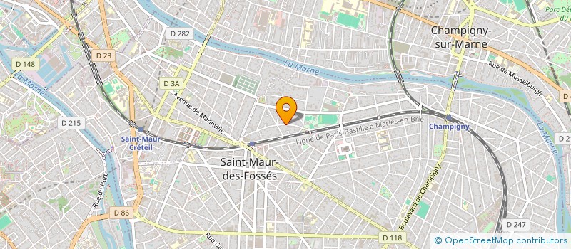 localisation de l'entreprise MYLEARN à SAINT-MAUR-DES-FOSSES