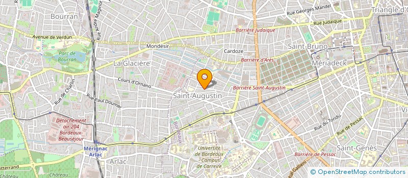 localisation de l'entreprise MYLEASING OCCITANIE  BORDEAUX