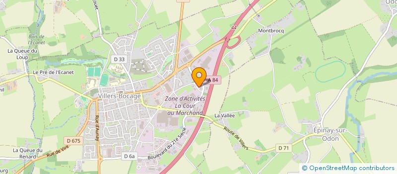 localisation de l'entreprise MYLENE  VILLERS-BOCAGE