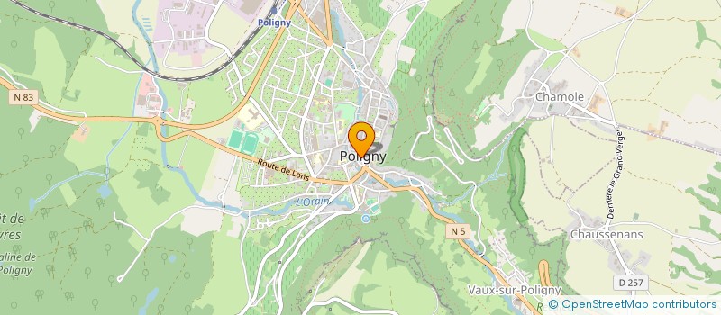 localisation de l'entreprise MYLENE B  POLIGNY