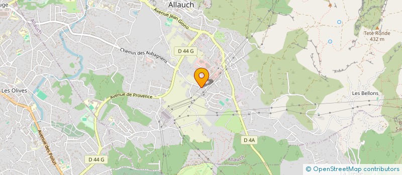 localisation de l'entreprise MYLENE CREATION  ALLAUCH