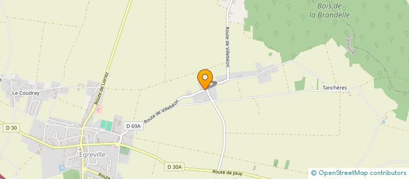 localisation de l'entreprise MYLES à EGREVILLE