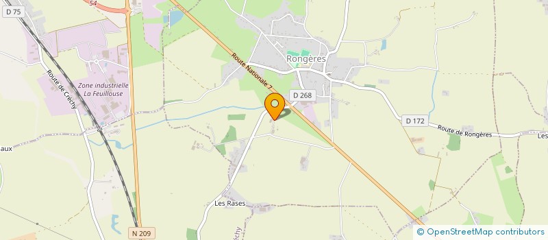 localisation de l'entreprise MYLEVA  RONGERES