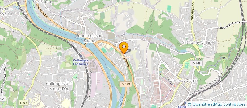 localisation de l'entreprise MYLHAN  FONTAINES-SUR-SAONE