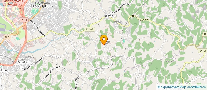 localisation de l'entreprise MYLI RENT CAR à LES ABYMES