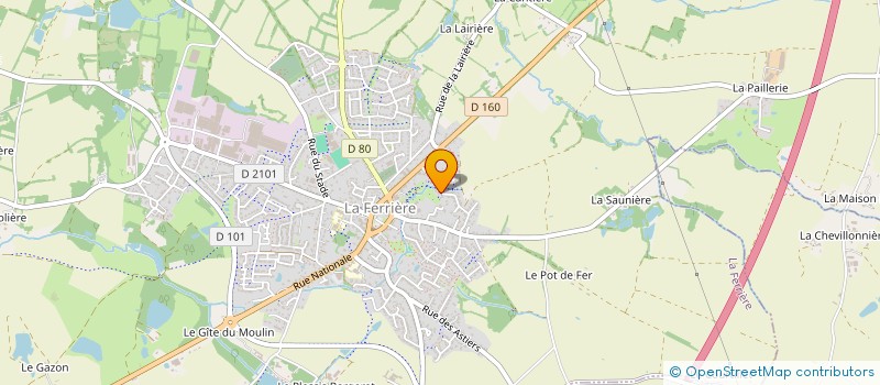 localisation de l'entreprise MYLIA à LA FERRIERE