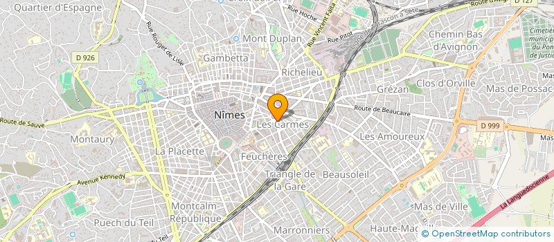 localisation de l'entreprise MYLICE  NIMES