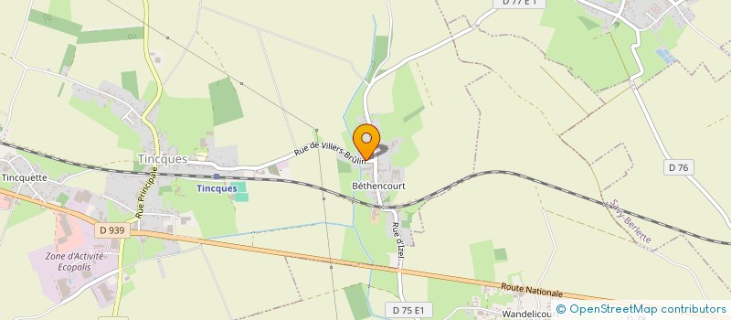 localisation de l'entreprise MYLIE à ARRAS