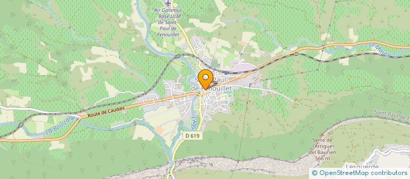 localisation de l'entreprise MYLINDA  SAINT-PAUL-DE-FENOUILLET