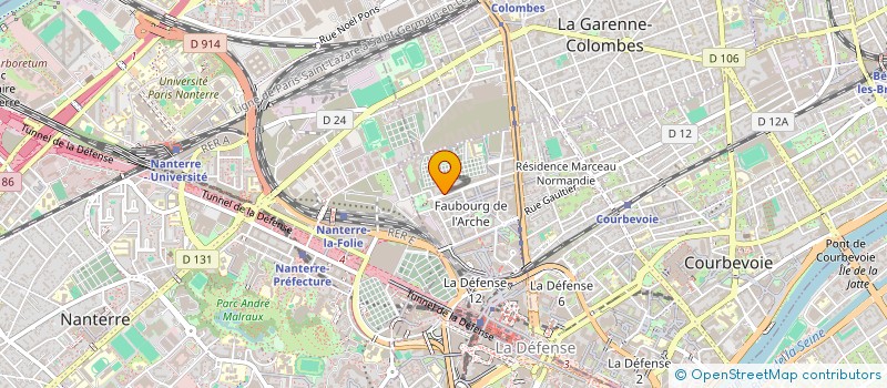 localisation de l'entreprise MYLINE CONSULTING  COURBEVOIE