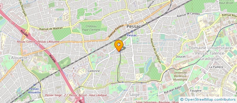 localisation de l'entreprise MYLIST à PESSAC