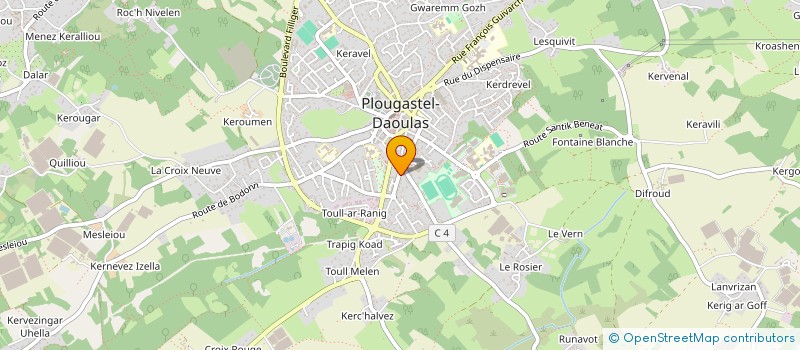 localisation de l'entreprise MYLL  PLOUGASTEL-DAOULAS
