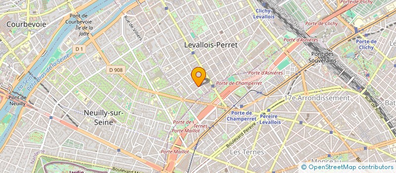 localisation de l'entreprise MYLL CREATIONS à LEVALLOIS-PERRET