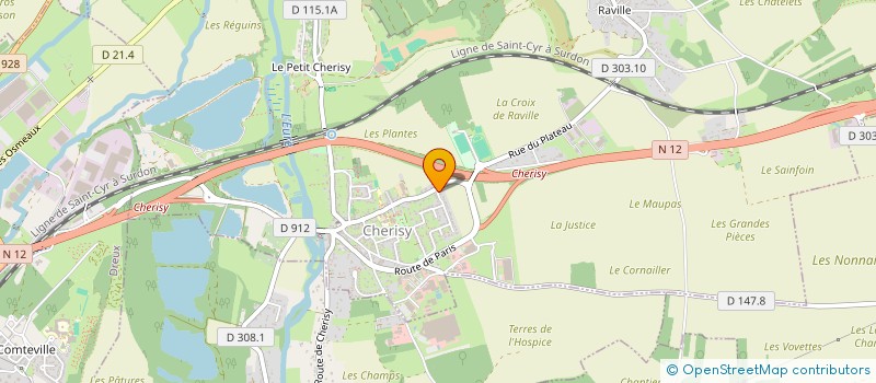 localisation de l'entreprise MYLLE VOYAGES à CHERISY