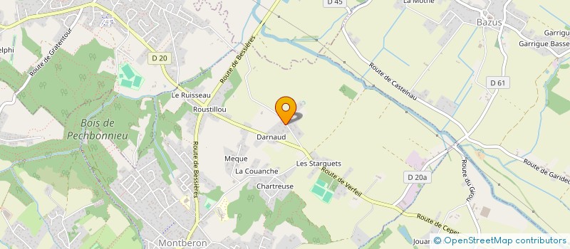 localisation de l'entreprise MYLLE WYLSON  MONTBERON