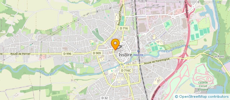 localisation de l'entreprise MYLO à ISSOIRE