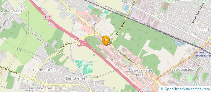 localisation de l'entreprise MYLOG à HERBLAY-SUR-SEINE