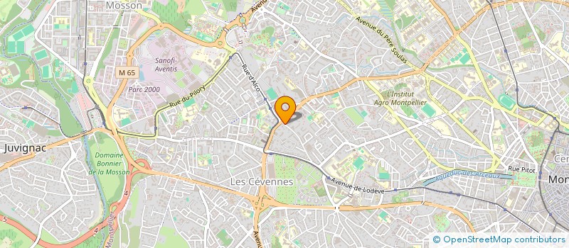 localisation de l'entreprise MYLOS - ALCO à MONTPELLIER