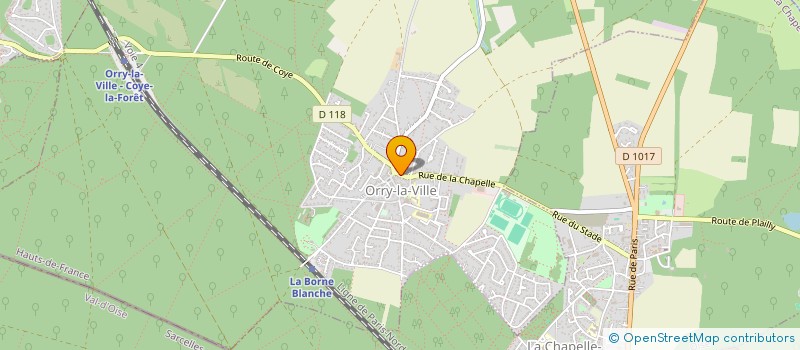 localisation de l'entreprise MYLULUBIKE à ORRY-LA-VILLE
