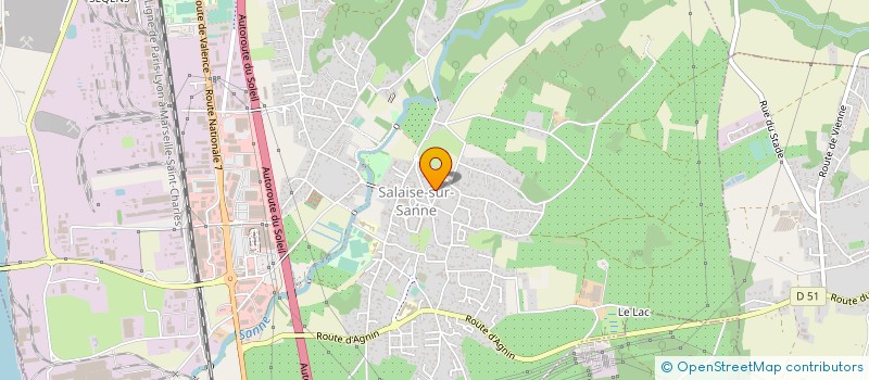 localisation de l'entreprise MYM  SALAISE-SUR-SANNE