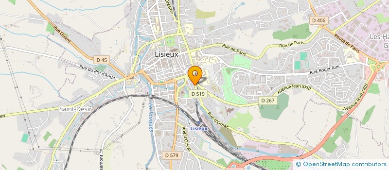 localisation de l'entreprise MYM à LISIEUX
