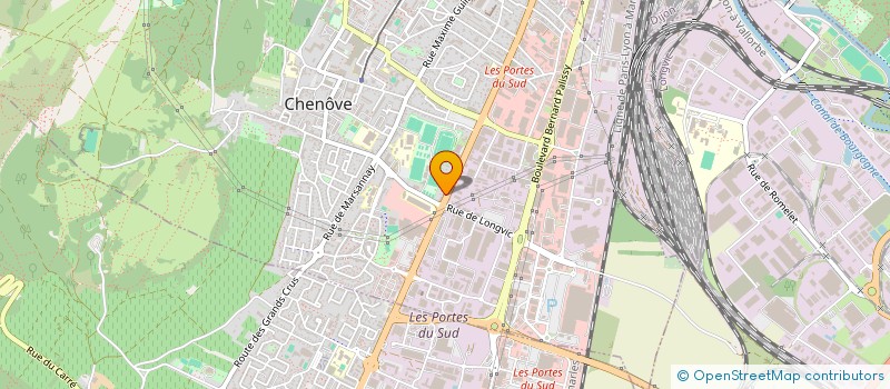 localisation de l'entreprise MYM à CHENOVE