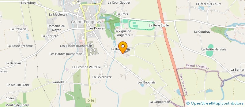 localisation de l'entreprise MYM  GRAND-FOUGERAY