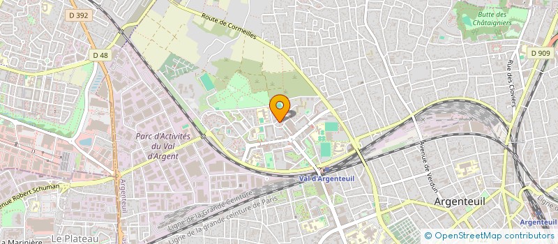 localisation de l'entreprise MYM ELEC BAT  ARGENTEUIL