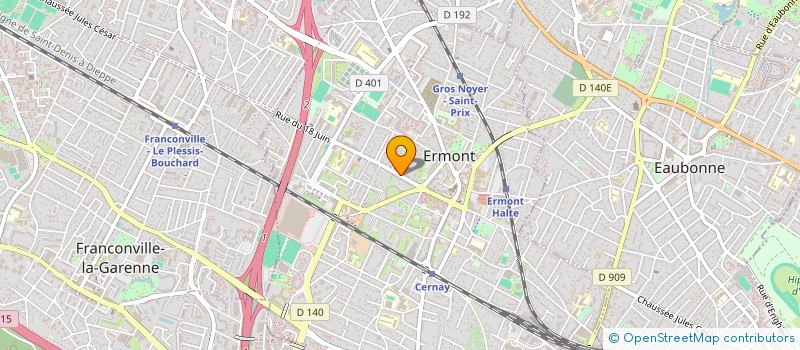 localisation de l'entreprise MYM PATRIMOINE à ERMONT