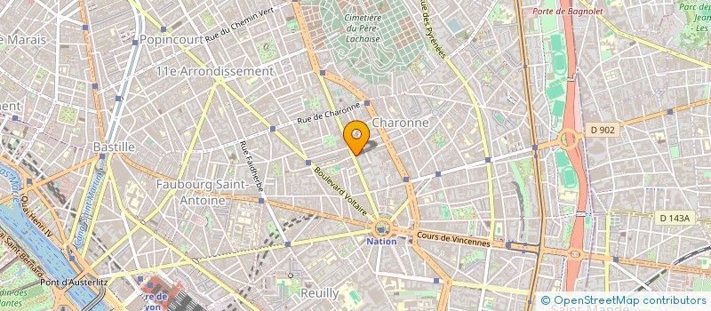 localisation de l'entreprise MYM PRIMEUR à PARIS