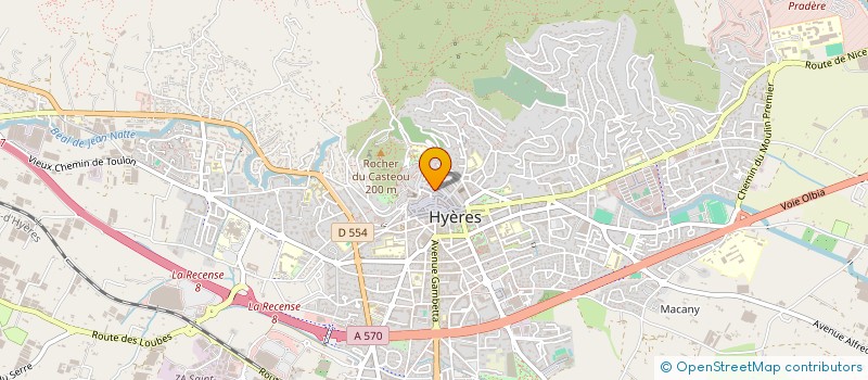 localisation de l'entreprise MYM'S à HYERES