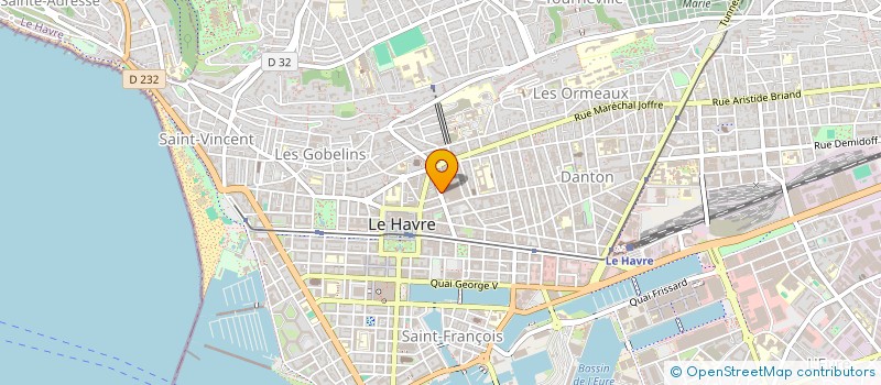 localisation de l'entreprise MYMACOTY à LE HAVRE