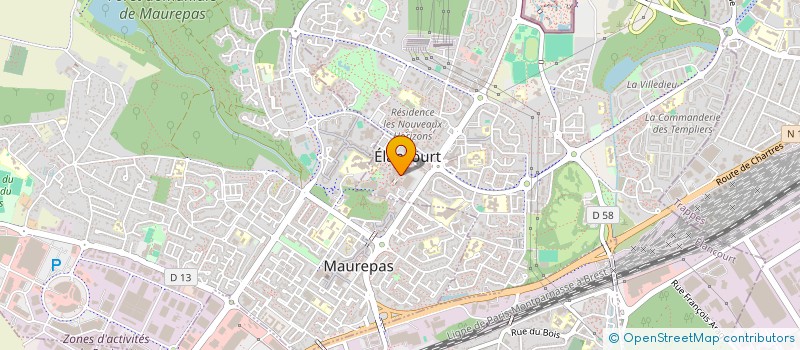 localisation de l'entreprise MYMARKET à ELANCOURT