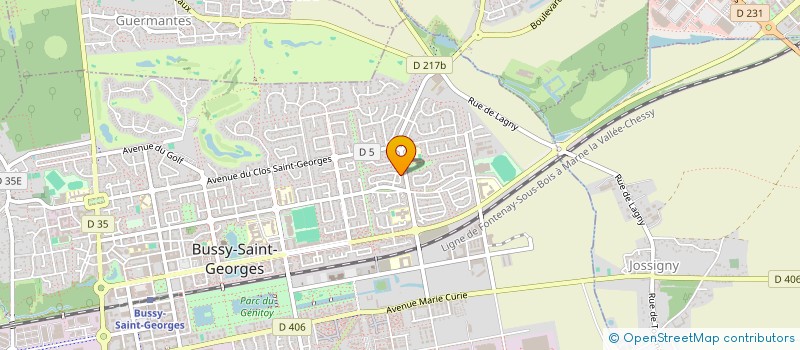 localisation de l'entreprise MYMAT  BUSSY-SAINT-GEORGES