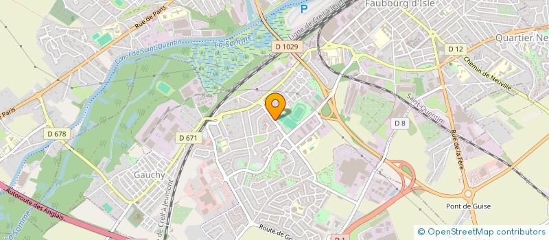 localisation de l'entreprise MYMICROGYM  GAUCHY