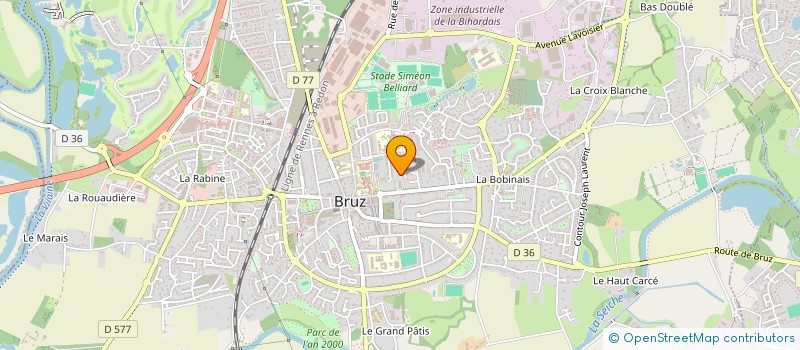 localisation de l'entreprise MYMINICOMPAGNY  BRUZ