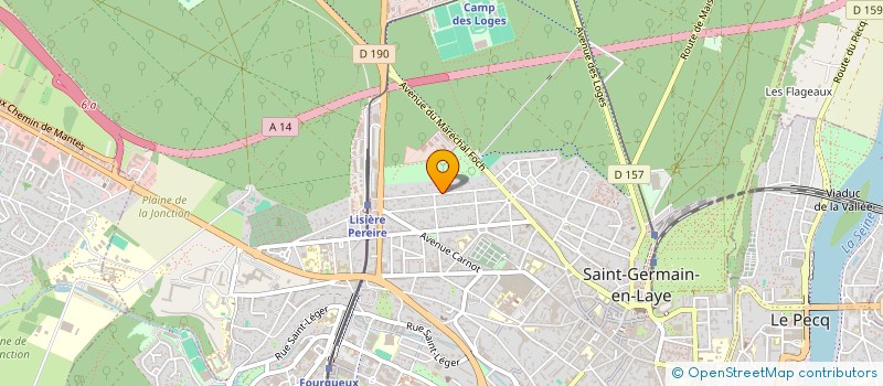 localisation de l'entreprise MYMOSAA à SAINT-GERMAIN-EN-LAYE