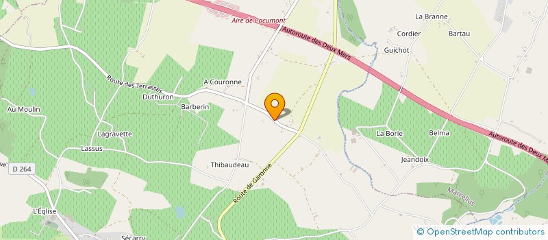 localisation de l'entreprise MYN  COCUMONT