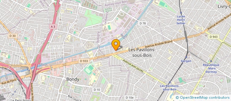 localisation de l'entreprise MYN à LES PAVILLONS-SOUS-BOIS