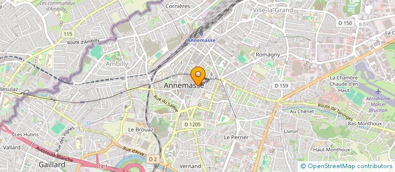 localisation de l'entreprise MYNAG à ANNEMASSE
