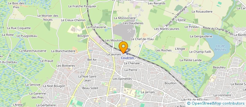 localisation de l'entreprise MYNALYS à COUERON