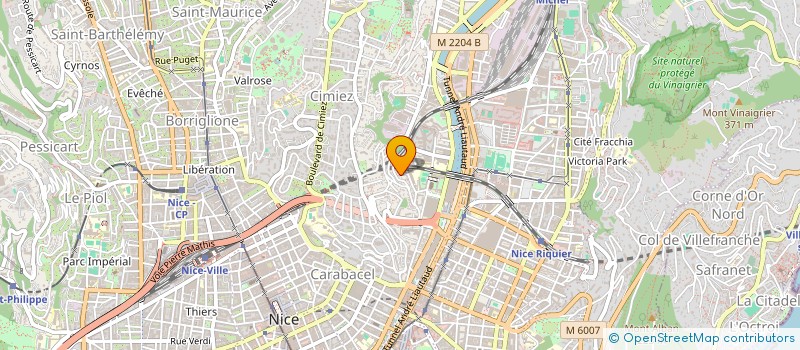 localisation de l'entreprise MYNAS à NICE